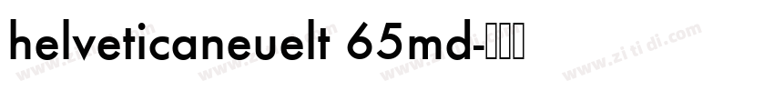 helveticaneuelt 65md字体转换
